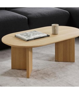 Masuta de cafea ovala din...